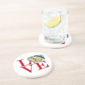 I Liebe Panfish Getränkeuntersetzer (Seite)