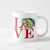 I Liebe Panfish Jumbo-Tasse (Rechts)