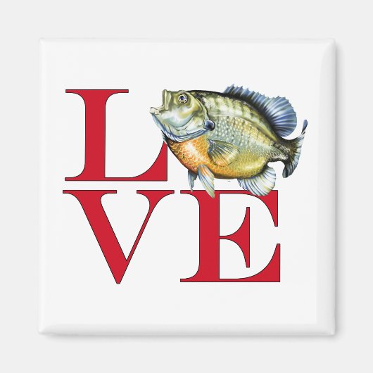 I Liebe Panfish Magnet (Vorne)