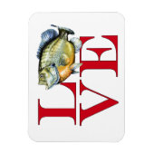 I Liebe Panfish Magnet (Vertikal)