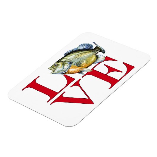 I Liebe Panfish Magnet (Linke Seite)
