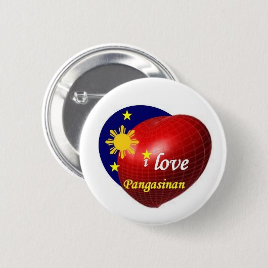 I Liebe Pangasinan Button (Vorne & Hinten)