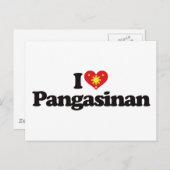 I Liebe Pangasinan Postkarte (Vorne/Hinten)
