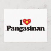 I Liebe Pangasinan Postkarte (Vorderseite)