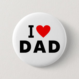 i Liebe Papa Herzpapa Textnachricht Vater Symbol Button