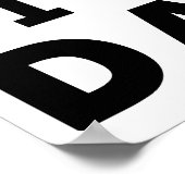 i Liebe Papa Herzpapa Textnachricht Vater Symbol Poster (Ecke)