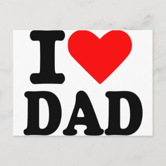 I Liebe Papa Postkarte