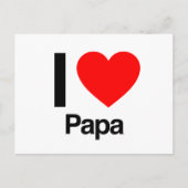i Liebe papa Postkarte (Vorderseite)