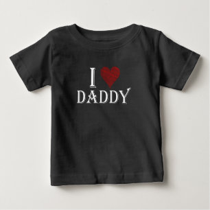 I Liebe Papa Väter Tagesgeschenke Baby T-shirt