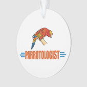I Liebe-Papageien Ornament (Vorderseite)