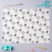 I Liebe Papillons (weiß & schwarz) Herzhunde Niedl Seidenpapier (Basteln)