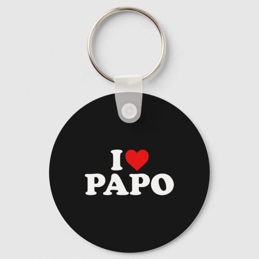 I Liebe Papo Schlüsselanhänger (Vorderseite)