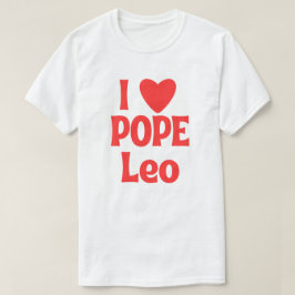 I Liebe Papst Leo, Erster amerikanischer Papst T-Shirt