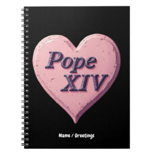 I Liebe Papst Leo XIV Lang lebe unser gesegneter V Notizblock