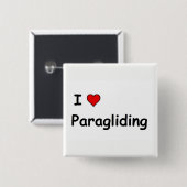 I Liebe Paragliding Button (Vorne & Hinten)