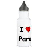 I Liebe Paragliding Trinkflasche (Links)