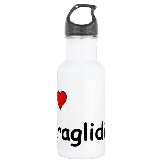 I Liebe Paragliding Trinkflasche (Vorderseite)