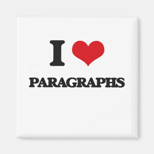 I Liebe-Paragraphen Magnet