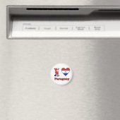 I Liebe Paraguay Magnet (In Situ (Geschirrspüler))