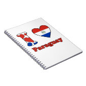 I Liebe Paraguay Notizblock (Rechte Seite)