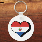 I Liebe Paraguay Schlüsselanhänger (Vorderseite)