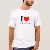 I Liebe Paraguay T-Shirt (Vorderseite)
