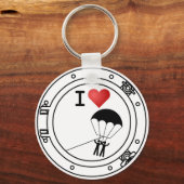 I Liebe Parasailing Schlüsselanhänger (Vorderseite)