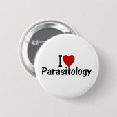 I Liebe Parasitologie Button (Vorne & Hinten)