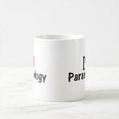 I Liebe Parasitologie Kaffeetasse (Mittel)
