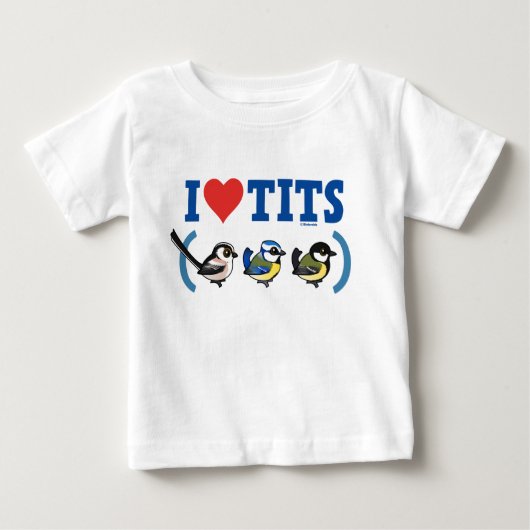 I Liebe Paridae EU Baby T-shirt (Vorderseite)