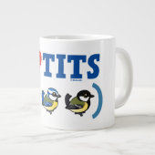 I Liebe Paridae EU Jumbo-Tasse (Vorderseite Rechts)