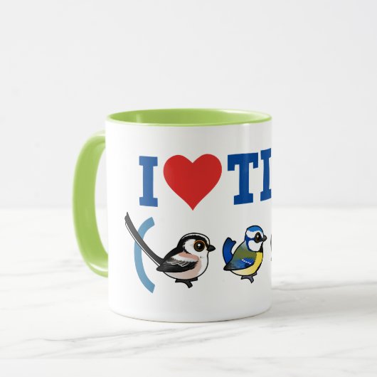 I Liebe Paridae EU Tasse (Vorderseite Links)