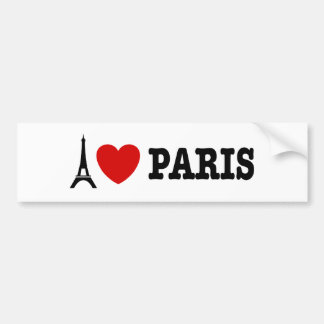 I Liebe Paris Autoaufkleber