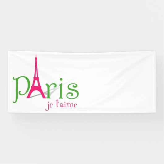 I Liebe Paris Banner (Horizontal)