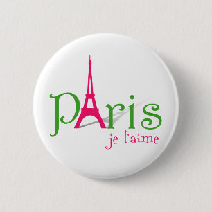 I Liebe Paris Button
