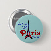 I Liebe Paris Button (Vorne & Hinten)