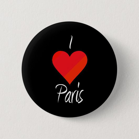 I Liebe Paris Button (Vorderseite)