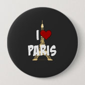 I Liebe Paris Button (Vorderseite)
