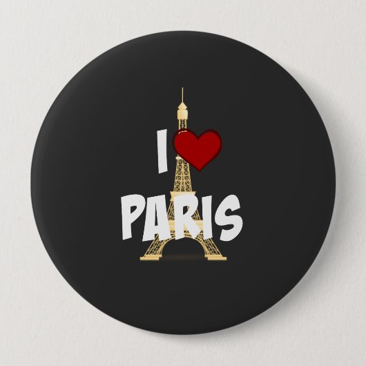 I Liebe Paris Button (Vorderseite)
