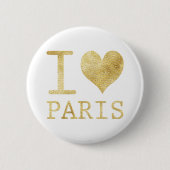 I Liebe Paris Button (Vorderseite)