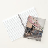 I Liebe Paris Cafe Street Scenes Notizblock (Innenseite)