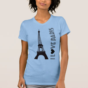 I Liebe Paris Der Eiffelturm T-Shirt