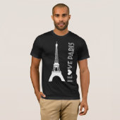 I Liebe Paris | Der Eiffelturm T-Shirt (Vorne ganz)