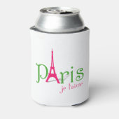I Liebe Paris Dosenkühler (Kanne Rückseite)