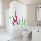 I Liebe Paris Duschvorhang (Beispiel)