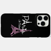 I Liebe Paris Eiffel Tower Frankreich Case-Mate iPhone Hülle (Rückseite (Horizontal))