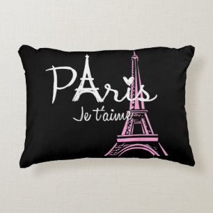I Liebe Paris Eiffel Tower Frankreich Dekokissen