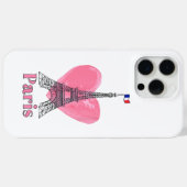 I Liebe Paris Eiffel Tower Frankreich Geschenk Case-Mate iPhone Hülle (Rückseite (Horizontal))
