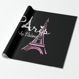 I Liebe Paris Eiffel Tower Frankreich Geschenkpapier
