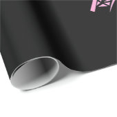 I Liebe Paris Eiffel Tower Frankreich Geschenkpapier (Rolleneckpunkt)